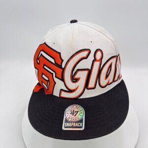 Giants San Fransisco Forty Seven 47 Brand MLB White Red One Size Snapback Hat